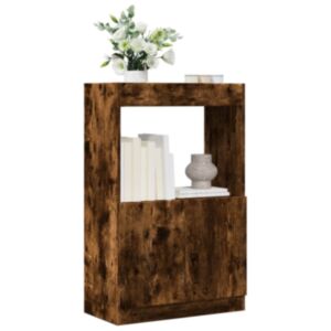Pood24 kõrge kapp, suitsutatud tamm, 63x33x100 cm, tehispuit
