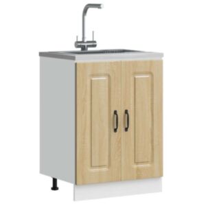 Pood24 valamu aluskapp, Kalmar, Sonoma tamm, 60x46x81,5 cm, tehispuit