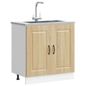 Pood24 valamu aluskapp, Kalmar, Sonoma tamm, 80x46x81,5 cm, tehispuit