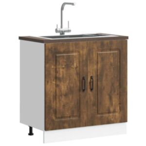 Pood24 valamu aluskapp, Kalmar suitsutatud tamm 80x46x81,5cm tehispuit