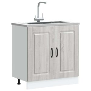 Pood24 valamu aluskapp, Kalmar hall Sonoma tamm 80x46x81,5cm tehispuit