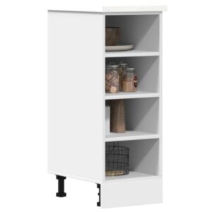 Pood24 alumine kapp valge 30x44,5x81,5 cm ehituspuit