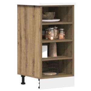 Pood24 alumine kapp Artisan tamm 40x44,5x81,5 cm ehituspuit