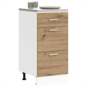 Pood24 alumine kapp Artisan tamm 40x46x81,5 cm insenerpuit
