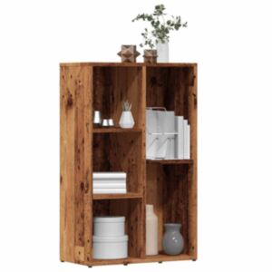 Pood24 raamatukapp Vana puit 45x25x80 cm Engineered Wood