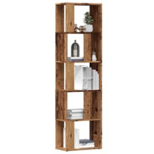 Pood24 raamatukapp Vana puit 45x24x159 cm Engineered Wood