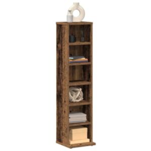 Pood24 CD-kapp Vana puit 21x20x88 cm Engineered Wood