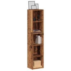 Pood24 CD-kapid 2 tk, vana puit, 21 x 16 x 93,5 cm, tehispuit