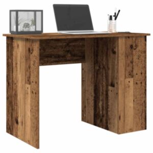 Pood24 kirjutuslaud Vana puit 100x55x75 cm Engineered Wood