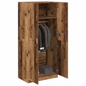 Pood24 Riidekapp Old Wood 80x52x180 cm Engineered Wood