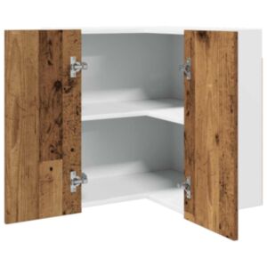 Pood24 Ripp-nurgakapp Vana puit 57x57x60 cm Engineered Wood