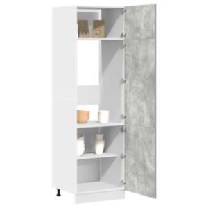Pood24 külmikukapp, “Lyon”, betoonhall, puitlaastplaat