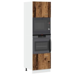 Pood24 mikrolainekapp Old Wood 60x57x207 cm Engineered Wood