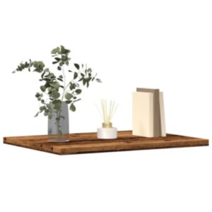 Pood24 raamaturiiuli lauad 4 tk vana puit 40x30x1,5 cm tehispuit