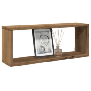 Pood24 Seinakuubiku riiulid 4 tk Artisan Oak Engineered Wood