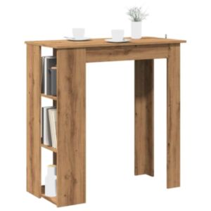 Pood24 baarilaud riiuliga Artisan tamm 102x50x103,5 cm tehispuit
