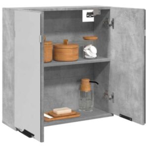 Pood24 vannitoa peegelkapp betoonhall 64x20x66,5 cm ehituspuit