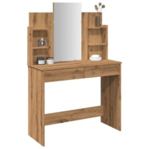 Pood24 peegliga tualettlaud Artisan tamm 96x39x142 cm