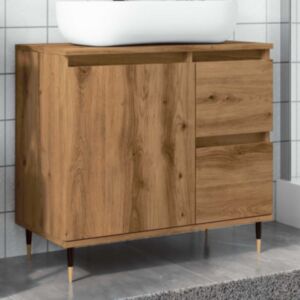 Pood24 vannitoakapp Artisan tamm 65x33x60 cm ehituspuit