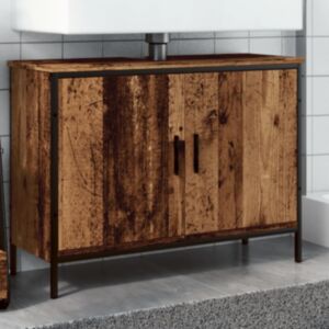 Pood24 valamukapp Vana puit 80x30x60 cm Engineered Wood