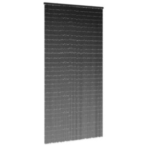 Pood24 putukaukse kardin, tumehall, 100x200 cm, bambus