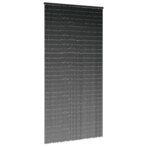 Pood24 putukaukse kardin, tumehall, 100x220 cm, bambus