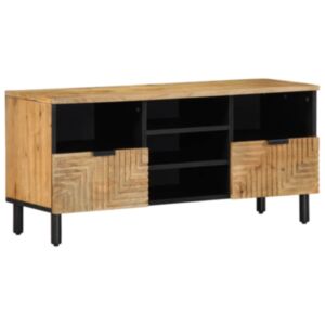 Pood24 TV Kapp Pruun 100x33x46 cm Täispuidust Mango
