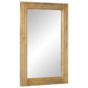 Pood24 Vannitoa peegel Pruun 50x70x3 cm Täispuidust Mango