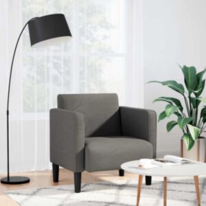 Pood24 Diivantool käetugedega Helehall 54 cm velvetist kangas