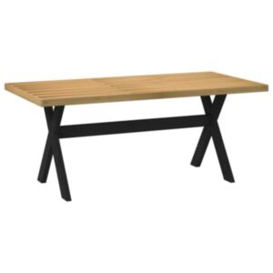 Pood24 söögilaud, NOAIN, X-kujulised jalad, 180x90x75 cm, männipuit