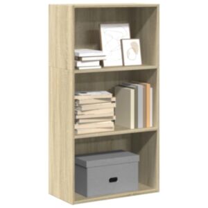 Pood24 raamaturiiul Sonoma tamm 60x30x114 cm Engineered Wood