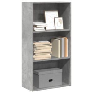 Pood24 raamaturiiul Betoonhall 60x30x114 cm Engineered Wood