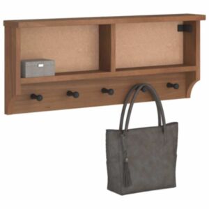 Pood24 Seinale paigaldatav nagi SANDNES 87x12x35 cm täispuidust mänd
