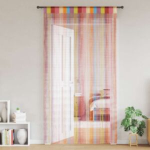 Pood24 nöörkardinad 2 tk, mitmevärviline, 140x250 cm
