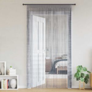 Pood24 nöörkardinad 2 tk, helehall, 140x250 cm