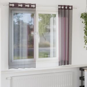Pood24 rõngastihendiga kardinad 2 tk Lilla 140x175 cm