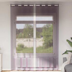 Pood24 rõngastihendiga kardinad 2 tk Lilla 140x260 cm
