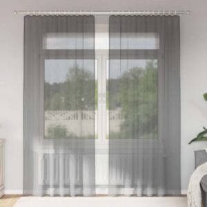 Pood24 aasadega Voile kardinad 2 tk Tumehall 140x245 cm