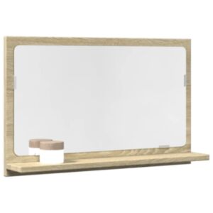 Pood24 vannitoa peegelkapp, Sonoma tamm, 60x11x37 cm, tehispuit