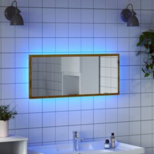 Pood24 LED vannitoapeegel Artisan tamm projekteeritud puit