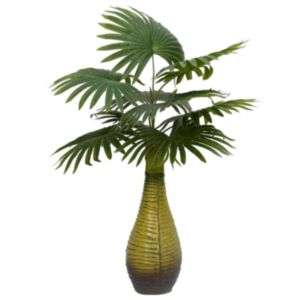 Pood24 kunstlik palmitaim 9 lehte 65 cm roheline