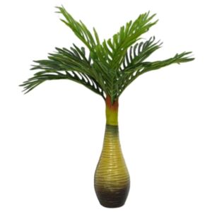 Pood24 kunstlik palmitaim 9 lehte 70 cm roheline