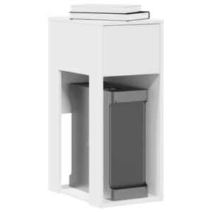 Pood24 Arvutitorni alus Sahtliga Valge 30x44x74 cm