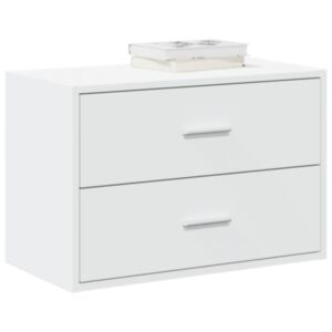 Pood24 2 sahtliga kapp Valge 60x31x40 cm Engineered Wood