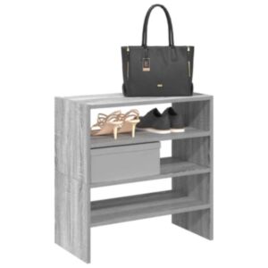 Pood24 kingariiulid 2 tk virnastatavad, hall sonoma tamm, 60x30x30,5cm