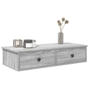 Pood24 seinariiul sahtlitega, hall sonoma tamm, 80x34x17 cm, tehispuit