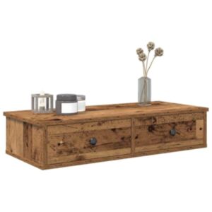 Pood24 seinariiul sahtlitega, vana puit, 80 x 34 x 17 cm, tehispuit