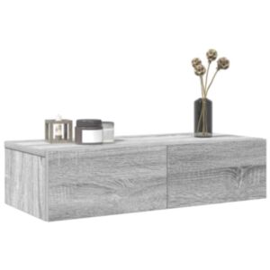 Pood24 seinariiul sahtlitega, hall sonoma tamm, 60 x 26,5 x 15 cm