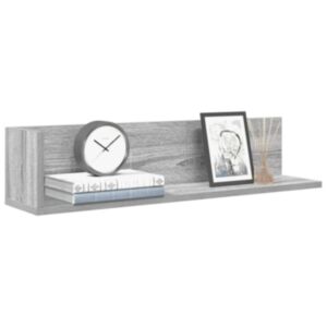 Pood24 seinariiulid 2 tk, hall Sonoma tamm, 75x16,5x16,5 cm, tehispuit