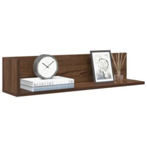 Pood24 seinariiulid 2 tk, pruun tamm, 75 x 16,5 x 16,5 cm, tehispuit